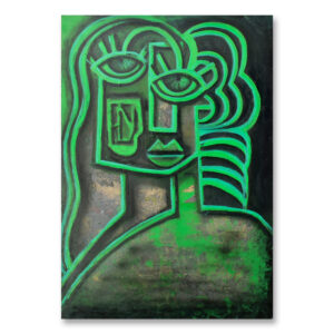 Antigrafiti, Oil on MDF, 137 x 95 cm